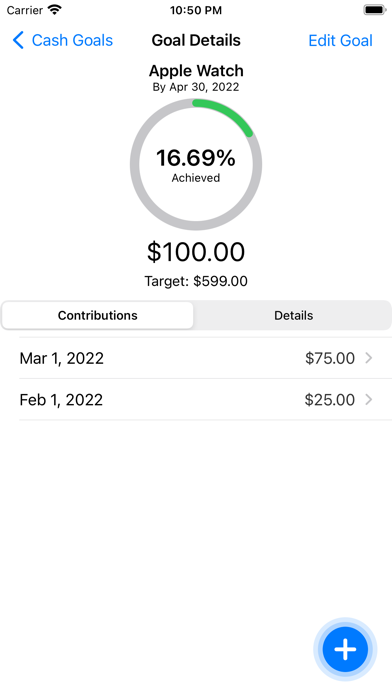 Cash Goals Lite Screenshot