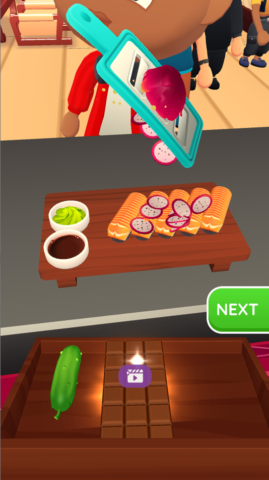 #7. Sushi Roll 3D - ASMR Food Game (iOS) By: SayGames LTD