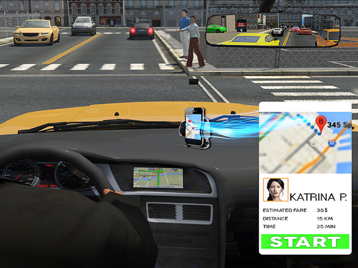 Crazy Taxi Driving Simulator