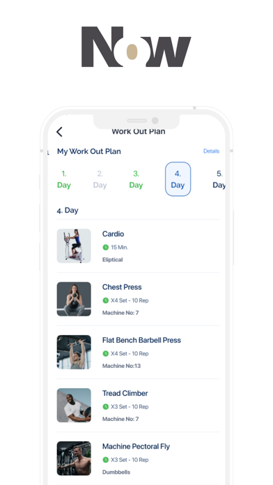 NOW Gym Screenshot