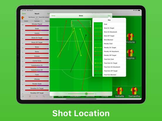 Soccer Teammate iPad app afbeelding 4