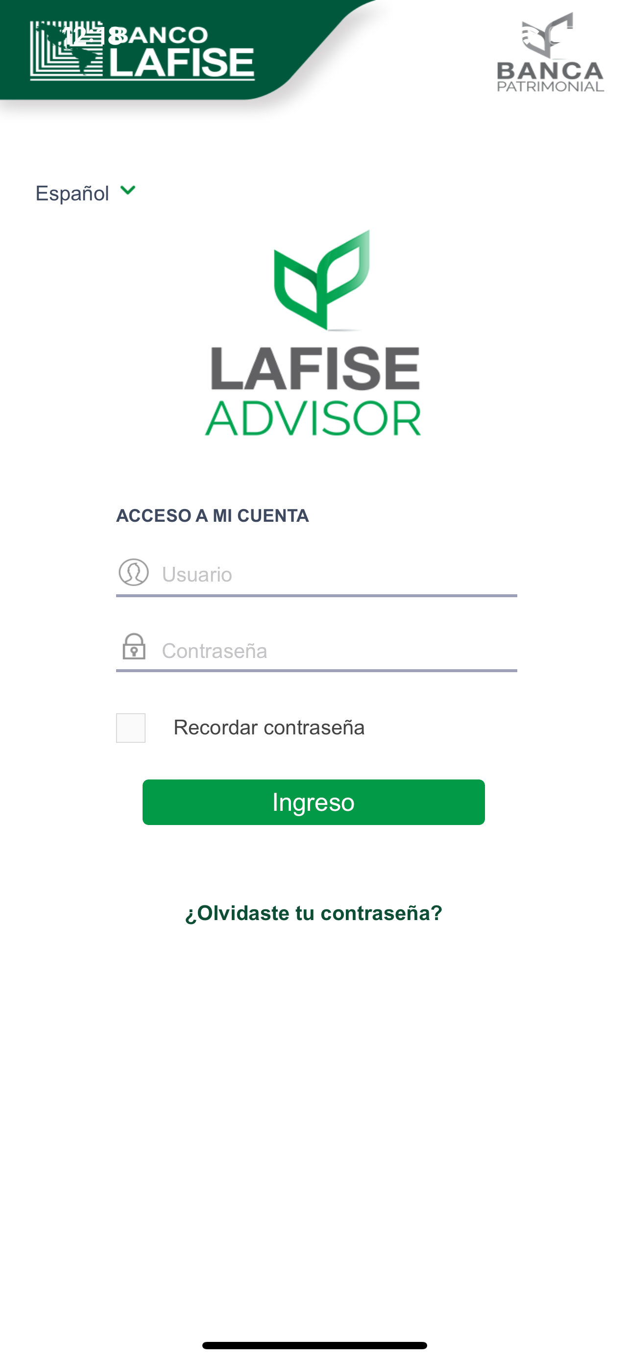 LAFISE - Advisor