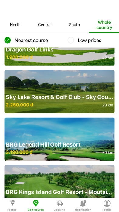 Fastee: Golf Tee Time Booking Screenshot
