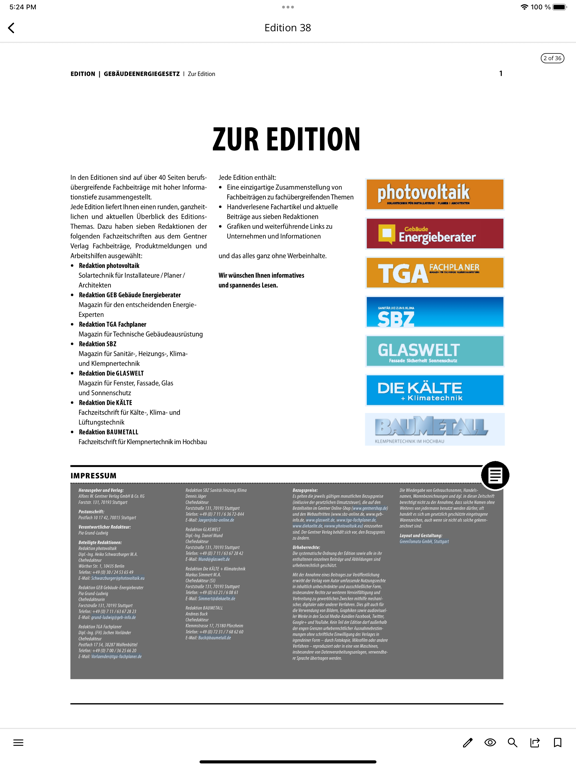 Screenshot #5 pour Gebäudetechnik E-Paper App