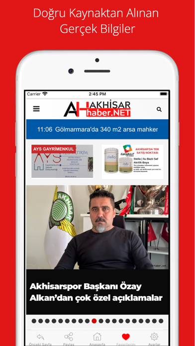 Akhisar Haber Screenshot