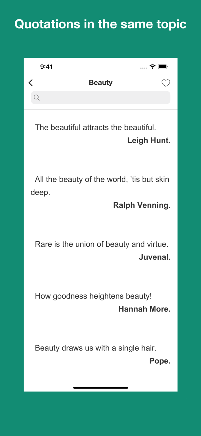 Forty thousand quotations