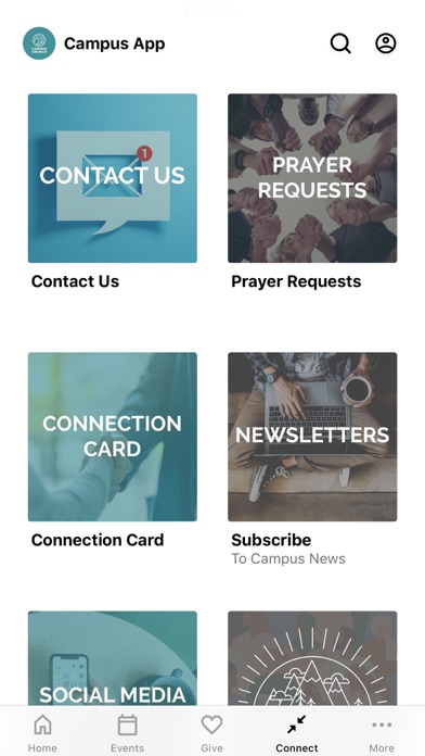 Campus Church App Screenshot