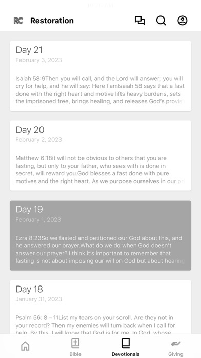 Restoration Church Frisco Screenshot