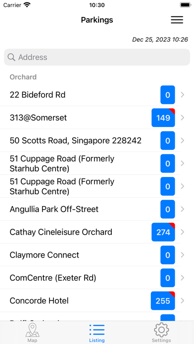 Car Parking Lot in Singapore Screenshot