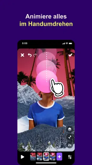 Screenshot von Shuffles Von Pinterest auf dem iPhone 5