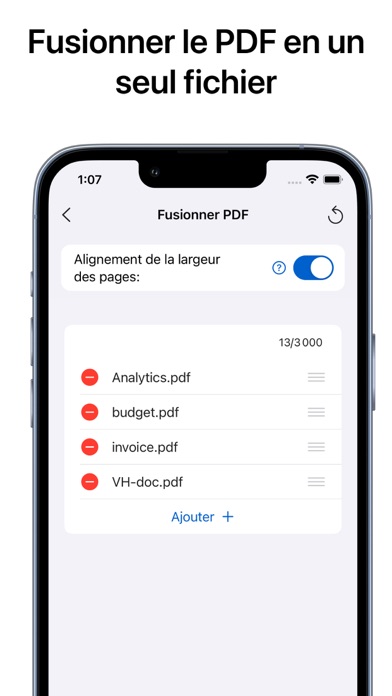 Screenshot #3 pour Fusionner et diviser un PDF