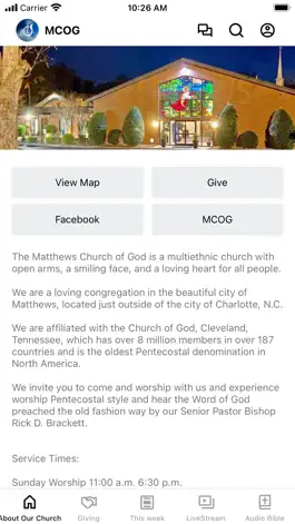 Game screenshot Matthews Church of God mod apk