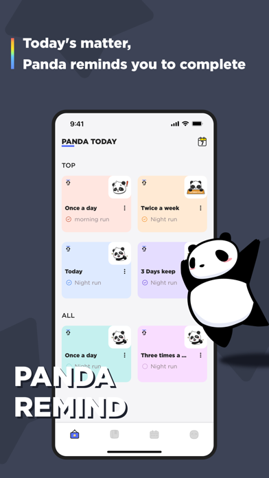Panda Reminder Screenshot