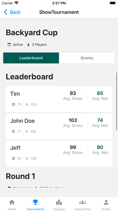 Men's Day Golf Screenshot