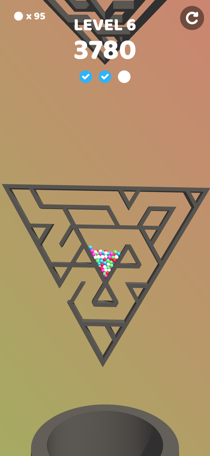 Roll Balls 3DRotate Maze Game