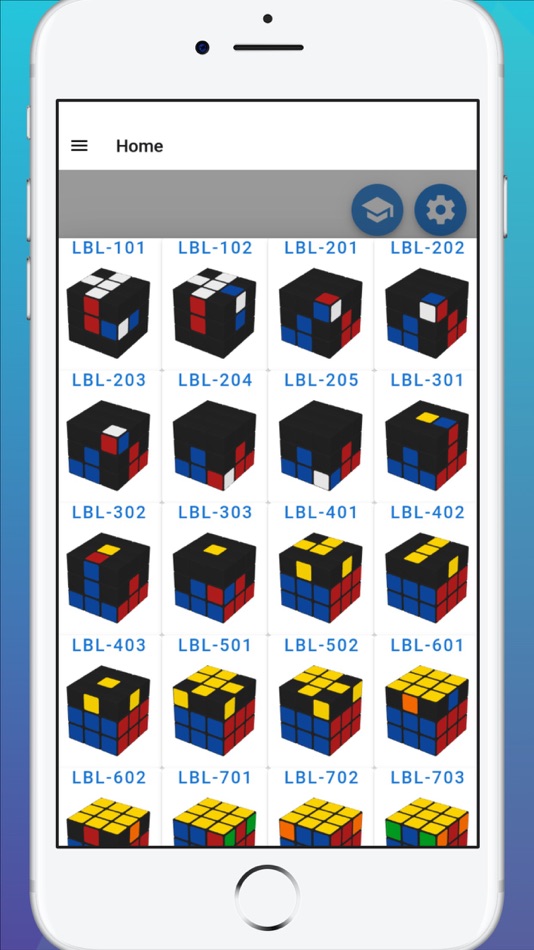 #2. Rubiks Cube Solver-Puzzle App (iOS) بواسطة: Josue Montano