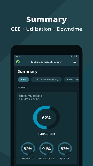 Metrology Asset Manager Screenshot
