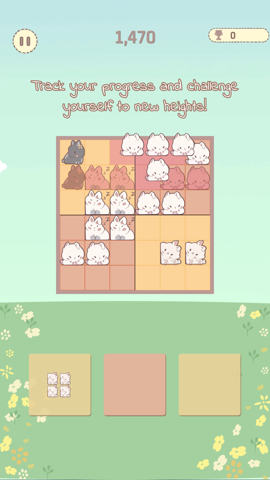 #4. BunnyOku :Bunny block sudoku! (iOS) Podle: Infogen Labs