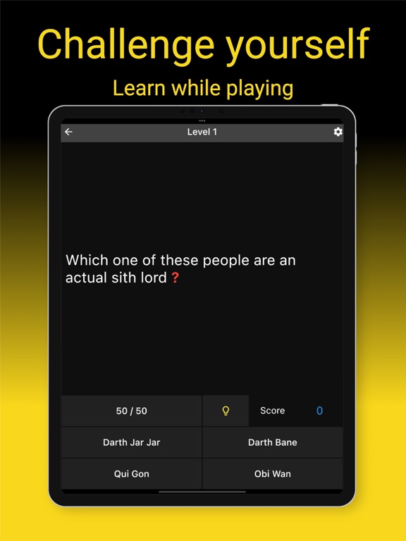 Space Wars Trivia iPad screenshot 3 - Entertainment app