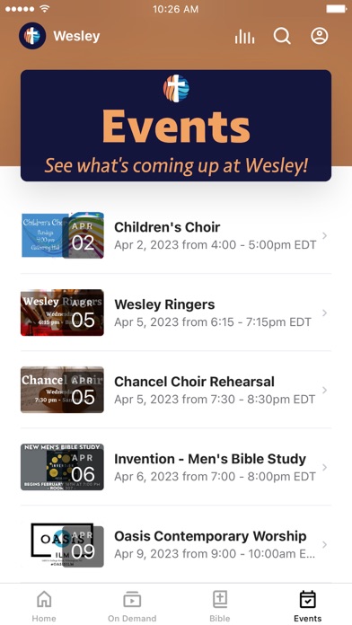Screenshot #3 pour Wesley Memorial UMC