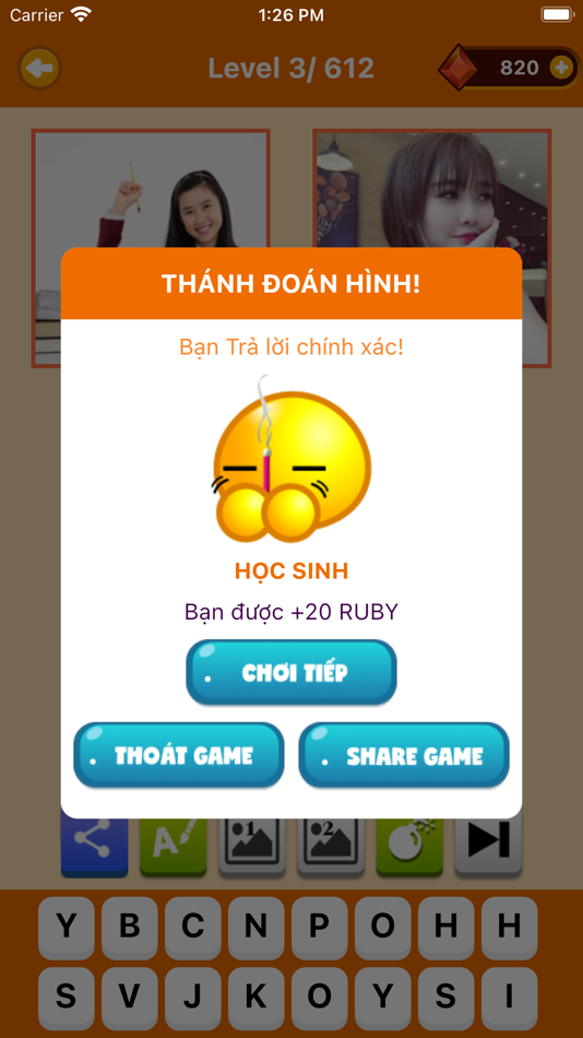 #3. 2 Hình 1 Ý - Đoán Hình Bắt Chữ (iOS) โดย: Hien Nguyen