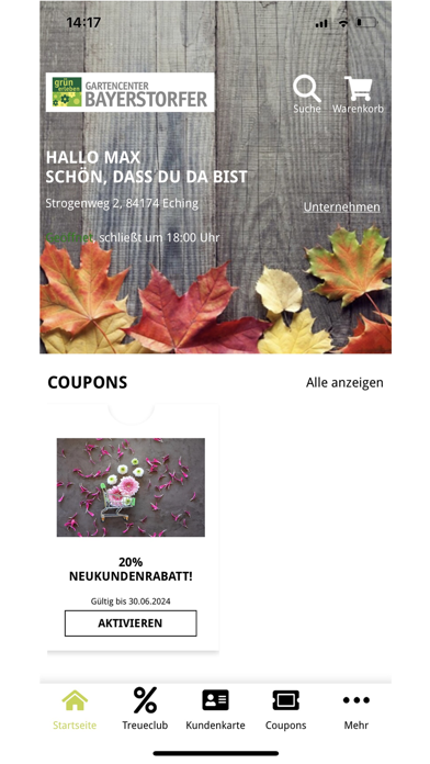 Gartencenter Bayerstorfer Screenshot