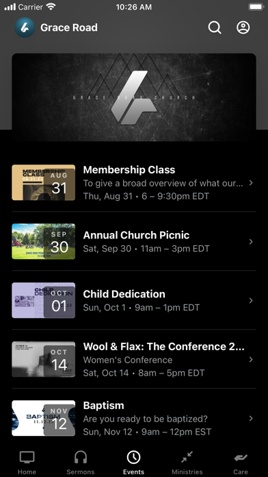 Grace Road Church Screenshot