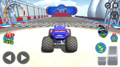 Monster Truck Stunt Race Games Screenshot
