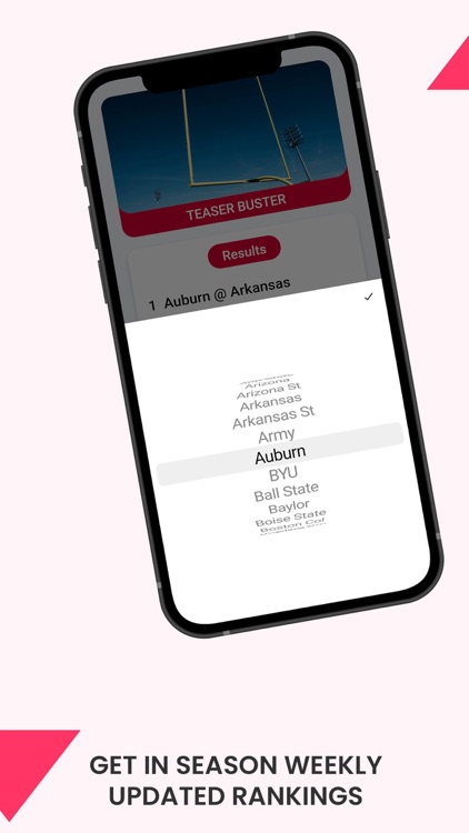 TeaserBuster - NCAAF Predictor
