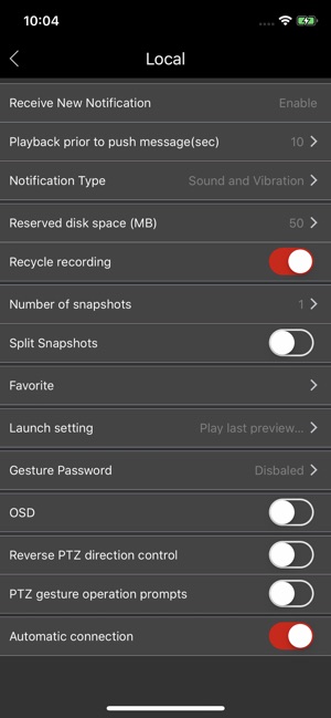 Provision Cam 2 en App Store