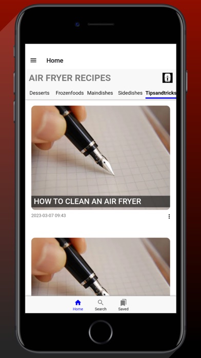 Air Fryer Recipes+ App Screenshot