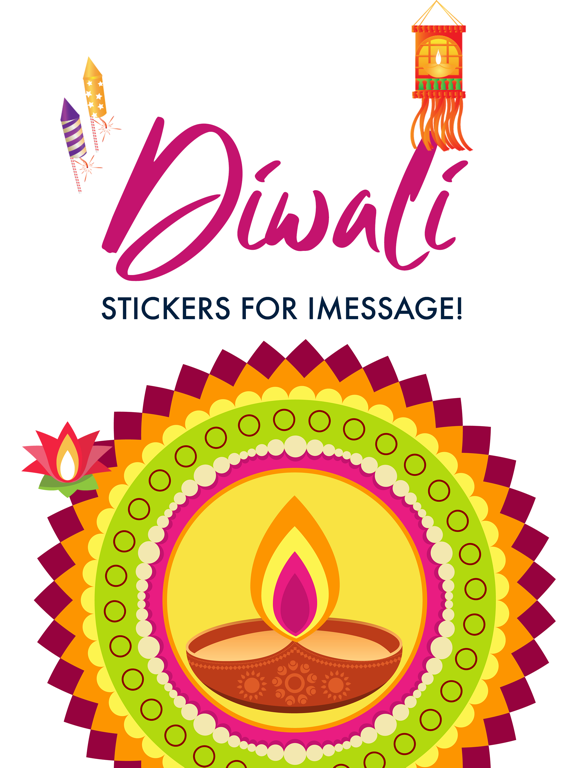 Screenshot #4 pour Diwali Stickers For iMessage!
