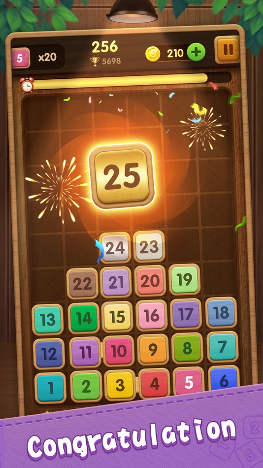#4. Merge Block - 2048 Puzzle (iOS) Podle: 天宏 龙