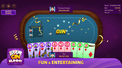 Gin Rummy: Offline Game Screenshot