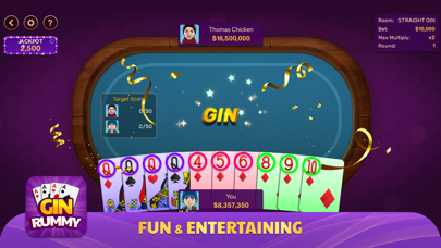 Gin Rummy: Offline Gameのおすすめ画像3