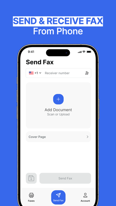 FaxUp - Send Fax From Phone Screenshot
