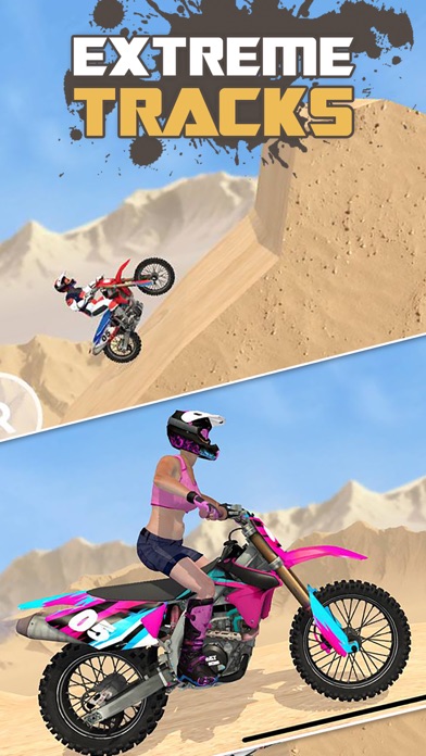 Motorcycle games: Motocross 2 Screenshot