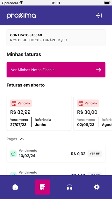 Proxxima Telecomunicações Screenshot