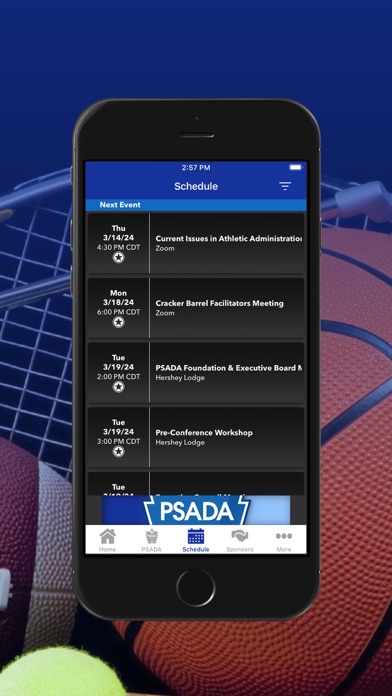 PSADA Mobile App Screenshot