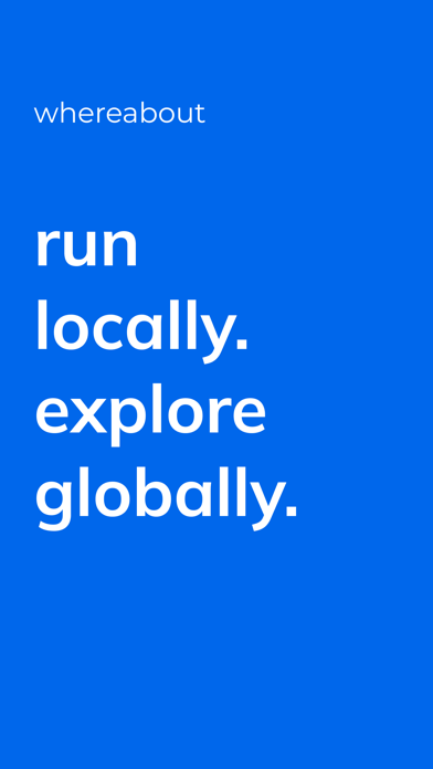 whereabout running Screenshot