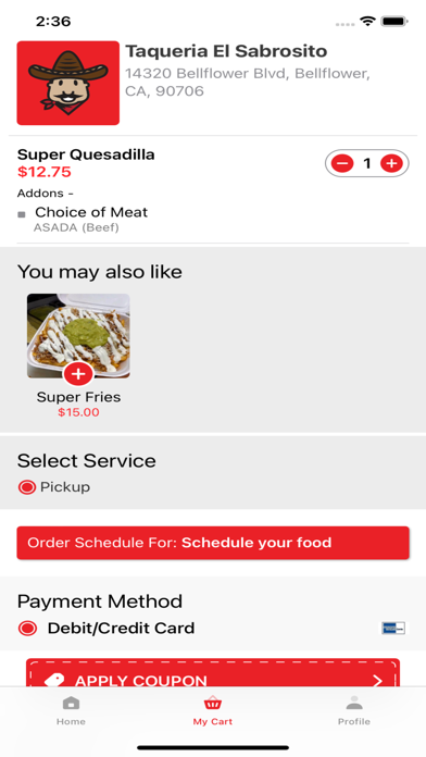 Taqueria El Sabrosito Screenshot