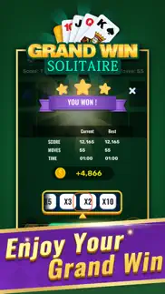 grand win solitaire iphone screenshot 4