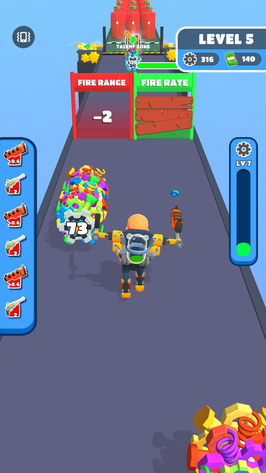 #4. Mecha Attack Rush (iOS) 来自: Ferhat Bicici