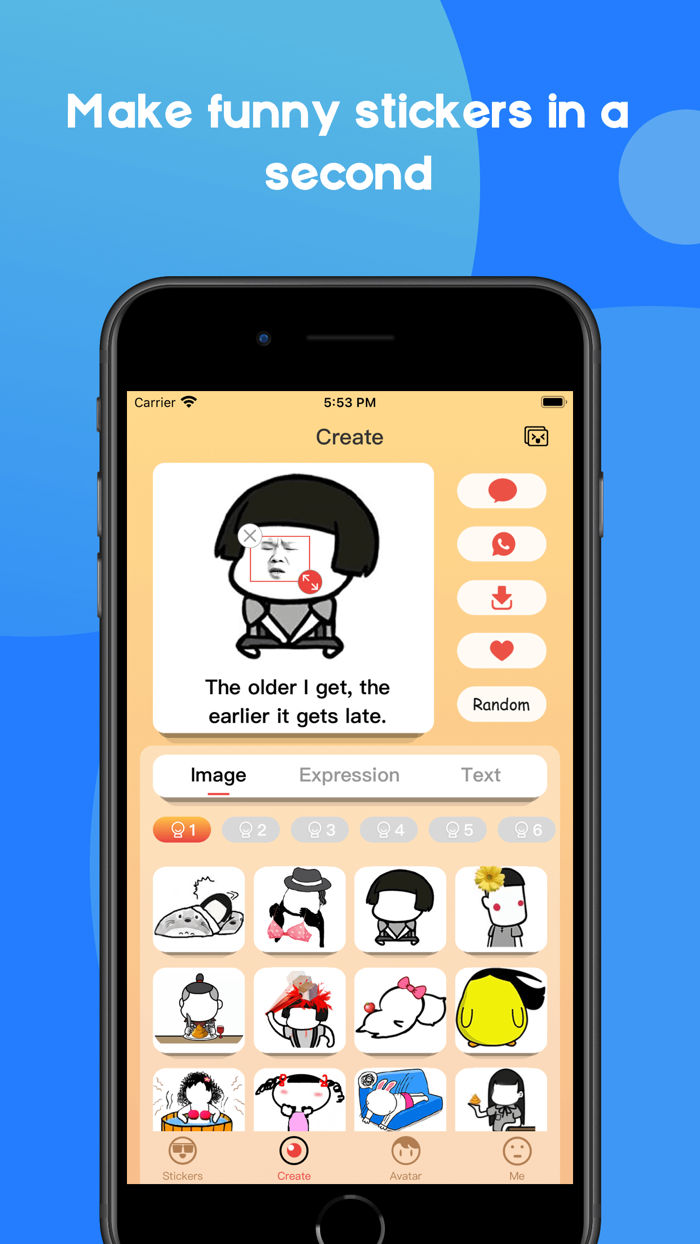 Fancy Stickers and Emoji