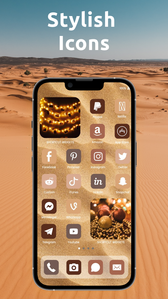 #2. Shortcut Widgets: Custom Theme (iOS) 由: Rakib Joarder
