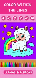 Animal Coloring Book Baby Pets screenshot #2 for iPhone