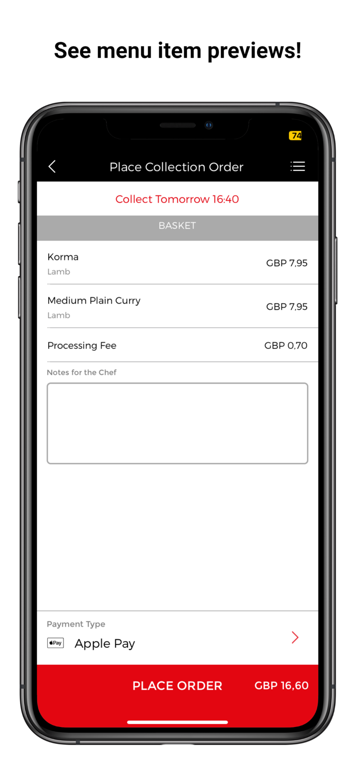 Zeera Indian Cuisine Chilled