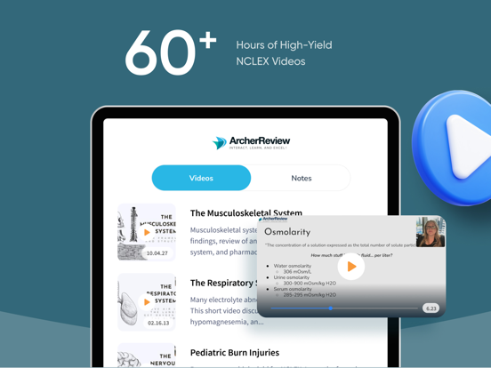 Archer Review NCLEX iPad screenshot 5 - Education app
