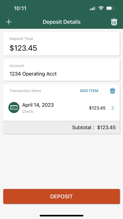 accessDEPOSIT® Mobile screenshot-3