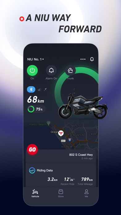 NIU E-Scooter Screenshot 1 - AppWisp.com NIU E-Scooter Screenshot 1 - AppWisp.com